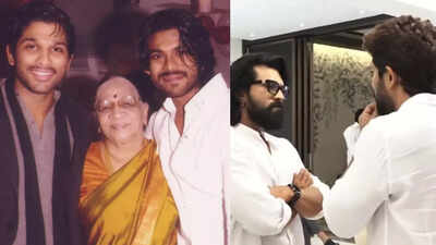  Ram Charan and Allu Arjun prove family comes first, emotional video goes viral