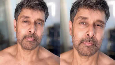 Chiyaan Vikram sports a dashing new 'White haired beared' look, fans go crazy, Is it for his next big film?