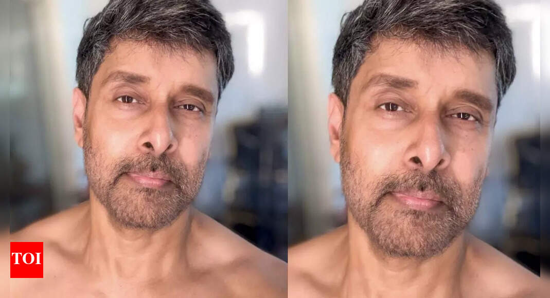 Chiyaan Vikram sports a dashing new 'White haired beared' look, fans go crazy, Is it for his next big film?