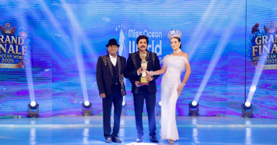 Siddu Reddy Kandakatla Honored with Global Philanthropy Award at Miss Ocean World 2025