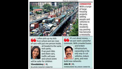 Pooling power in Bengaluru: Sarjapur neighbours tackle traffic together