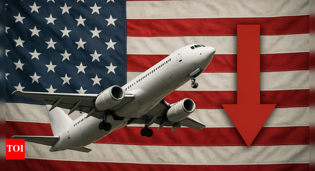 <div>Indian visitors to US in June dip over previous yr's numbers for 1st time since 2001, except in Covid period</div>