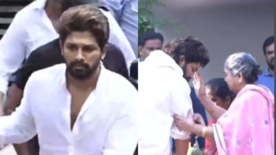  When Allu Arjun's grandmother Allu Kanakaratnam embraced 'Pushpa 2' star after jail return