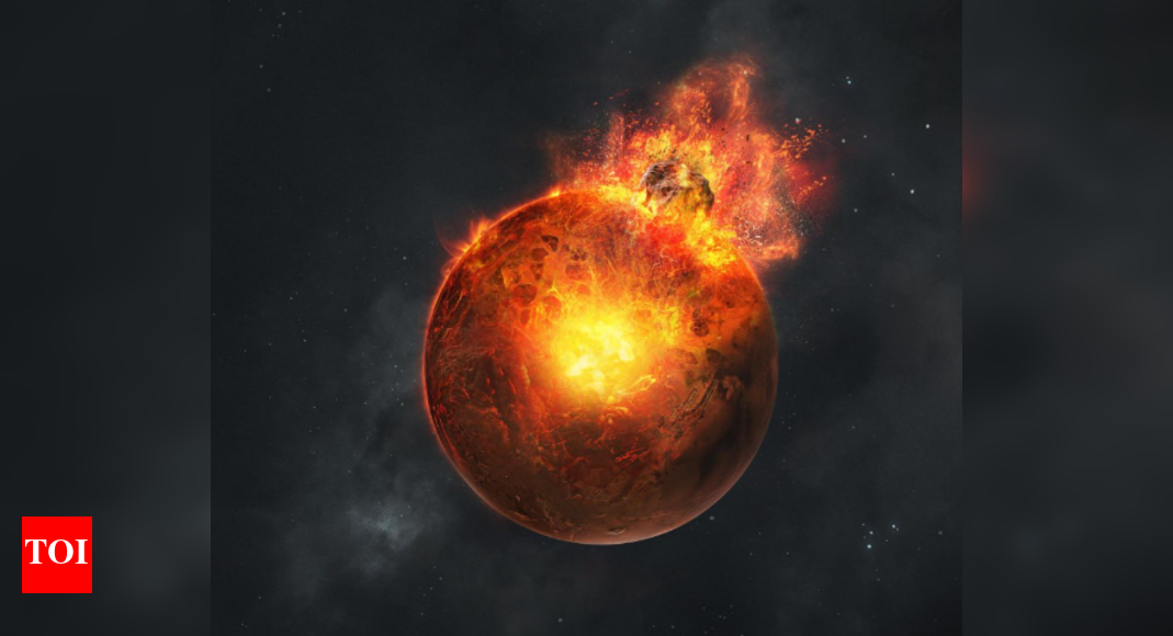 Mars mantle ancient impacts