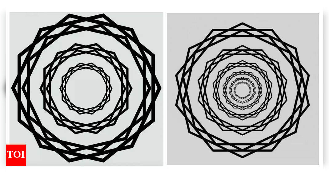 Optical illusion: THIS mind-bending trick will reveal how your brain perceives reality | – The Times of India