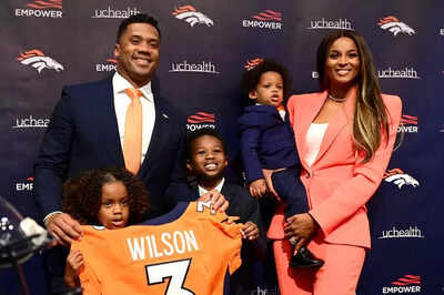 NFL star Russell Wilson and wife Ciara turn the US Open into a joy-filled family celebration