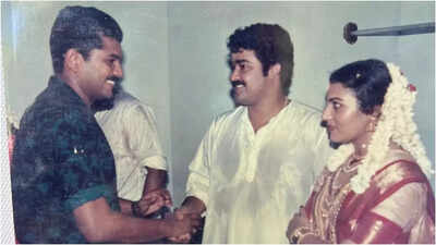 Mukesh shares unseen pic from Mohanlal’s wedding; Fans go nostalgic over rare moment; Check out