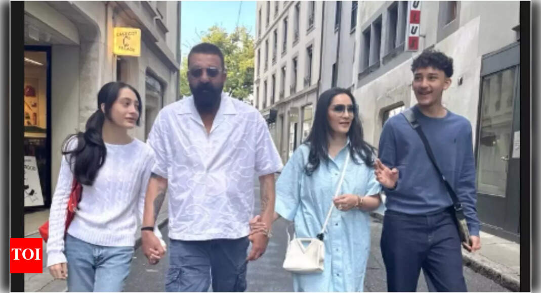 Sanjay Dutt enjoys family vacation in Geneva