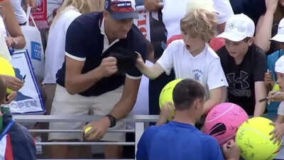 'Nothing is more disgusting than a child bully': Who is Polish CEO Piotr Szczerek who snatched hat from child at US Open?