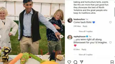  'Come back Rishi' posts on ex-UK PM's Instagram viral