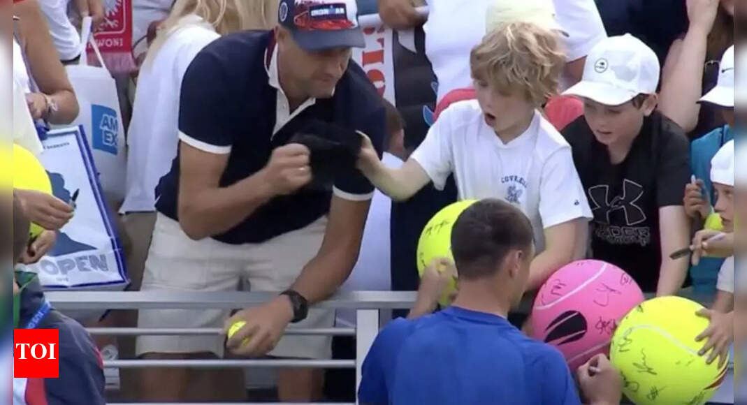 Viral: Drogbruk CEO Piotr Szczerek receives social media backlash for stealing young US Open fan's cap
