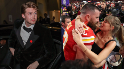  Taylor Swift's old moment with Joe Alwyn resurfaces sparking debate over how he "treated" her days after Travis Kelce's proposal