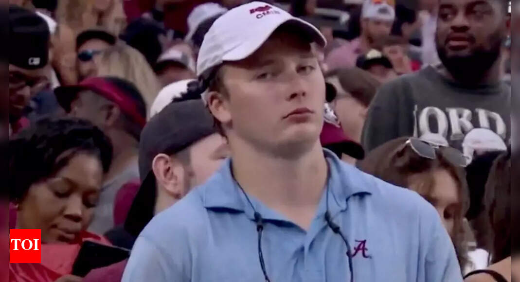 Alabama fan’s angry middle finger gesture goes viral as Kalen DeBoer suffers first Week 1 loss in 24 years