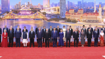 SCO summit: Modi meets Junta chief, calls for fair polls in Myanmar
