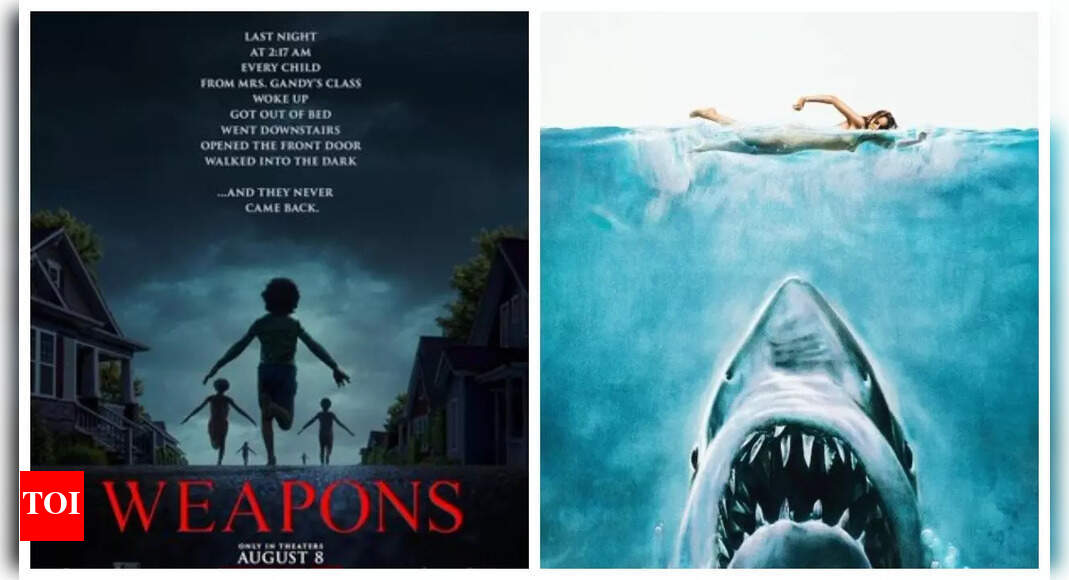 ‘Weapons’ regains number 1 spot at North American box office over Labour Day weekend; ‘Jaws’ rerelease comes second | – The Times of India