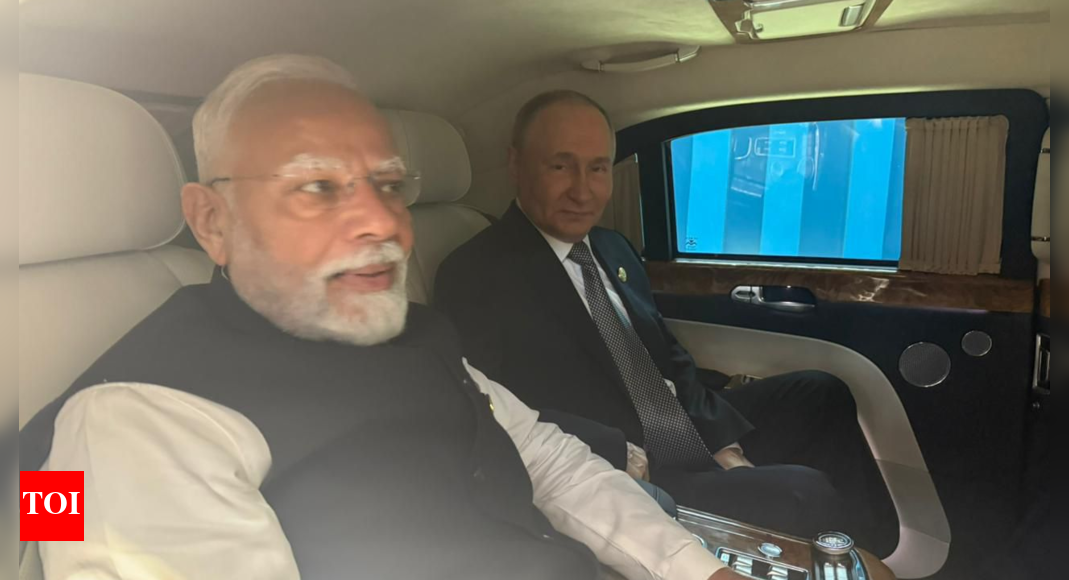 'Conversations with him are always insightful': PM Modi, Putin travel in same car; bilateral talks next | India News - The Times of India