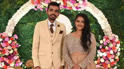 Celebs turn this reception into a dazzling affair