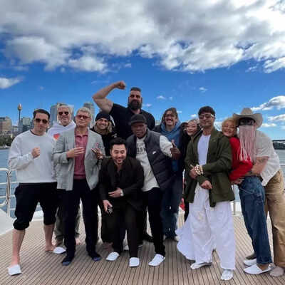 WWE Undisputed Champion Cody Rhodes spotted with Bollywood Star Vidyut Jammwal and other Street Fighter actors