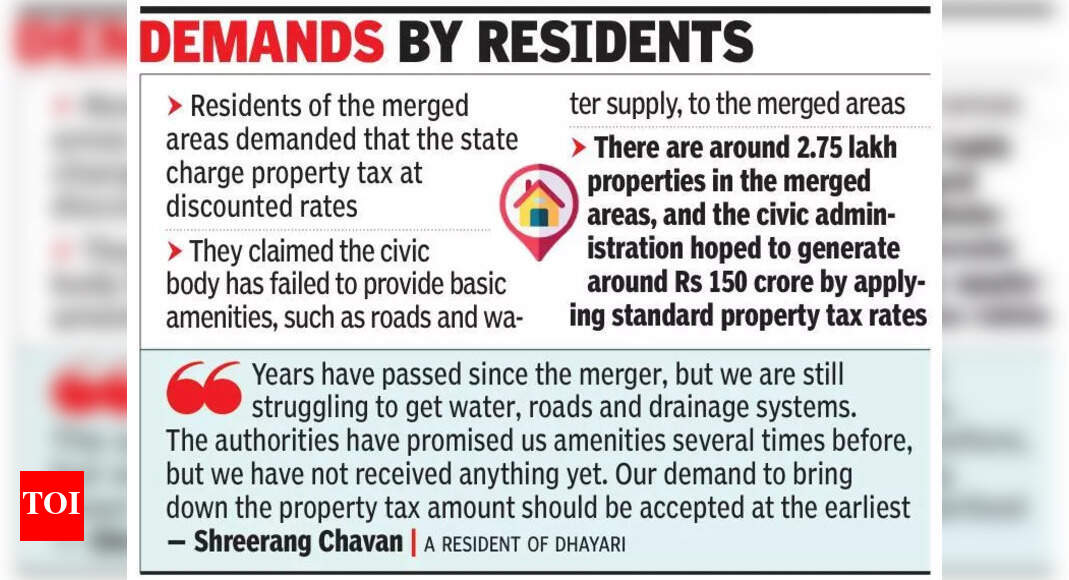 State likely to finalise discounted property tax rate for merged areas ...