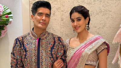 Janhvi Kapoor’s dusty pink-lehenga is your style cue for glamorous Dandiya nights