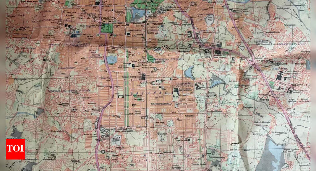 Bengaluru before the boom: Old 1983 map leaves people amazed