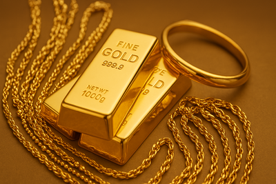 El precio del oro en Egipto vuelve a subir: el de 24 quilates alcanza ₤5,354 (₹9,744) por gramo el 1 de septiembre de 2025