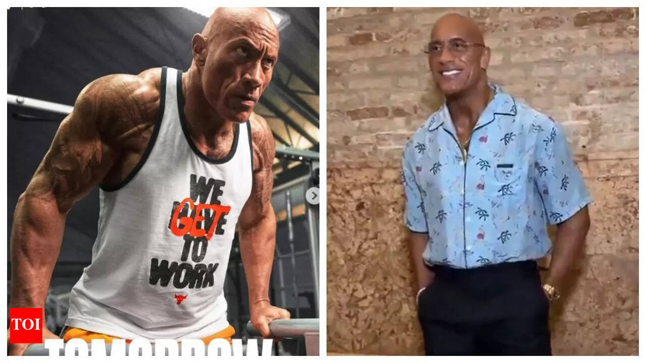 Dwayne 'The Rock' Johnson debuts weight loss transformation; SHOCKS fans  with lean physique at Venice Film Festival | - The Times of India