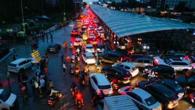 Gurgaon flooded amid monsoon deluge: NH-48 traffic crawls for hours; more showers likely in next 2 days