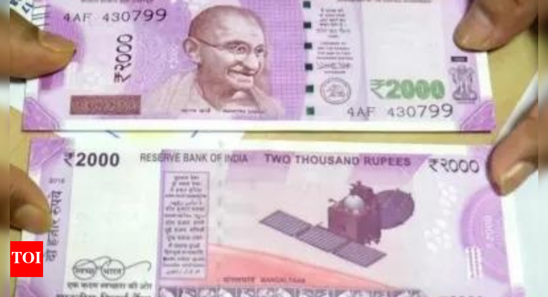 Currency circulation: Rs 2000 notes worth Rs 5,956 crore still remain; RBI says 98% returned since withdrawal – The Times of India