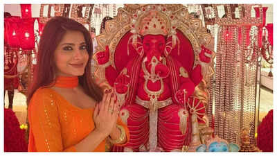 Jia Mustafa's talks about her love for Ganesh Chaturthi; celebrates with Mangal Lakshmi cast at Deepika Singh's residence
