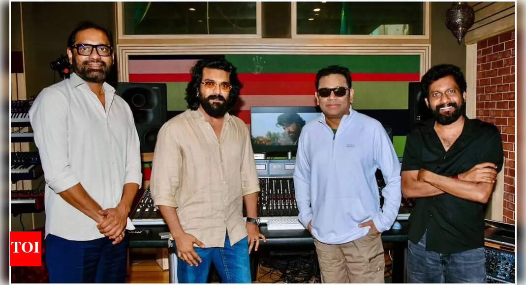 ‘Peddi’: Ram Charan shares BTS pic with AR Rahman; first single confirmed ‘Coming Soon’ | – The Times of India