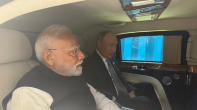 Riding out American storm: Modi joins Putin in his limo, seeks early end to Ukraine conflict
