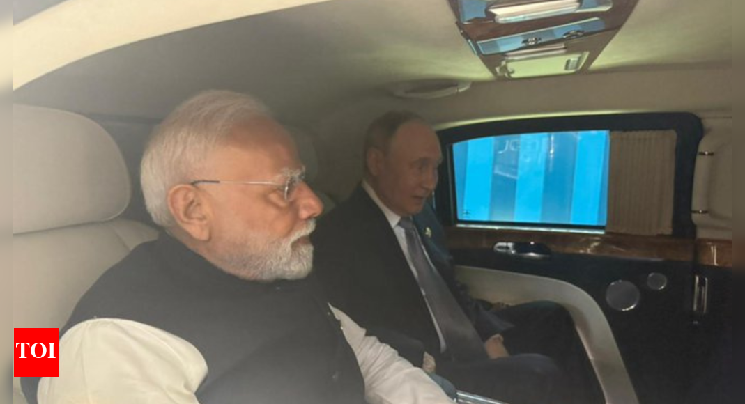 Riding out American storm: Modi joins Putin in his limo, seeks early end to Ukraine conflict