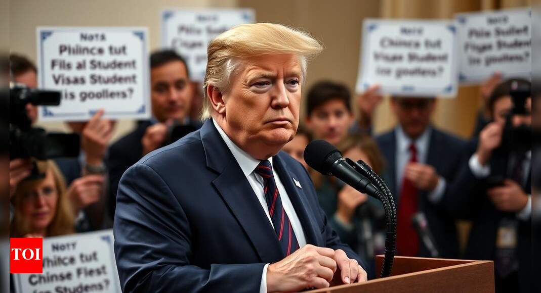 Trump Defends U-Turn on Chinese Student Visas Amidst MAGA Backlash