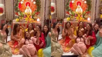 Ankita Lokhande, Nia Sharma and others get trolled for making reels during Ganpati puja; see post