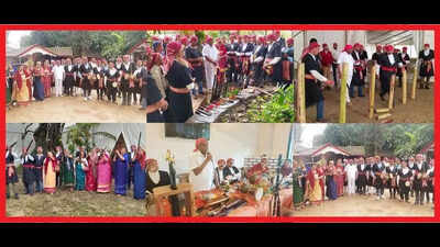 Kodavas celebrating Kail muhurtha festival