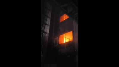Major fire at commercial building in Raipur, 47 rescued