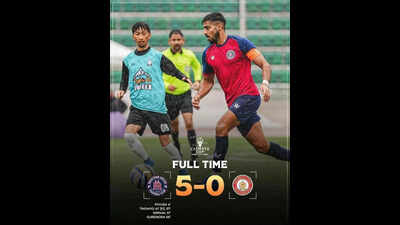 Thomyo brace helps RUFC post big 5-0 win over Skalzangling FC in Climate Cup Football