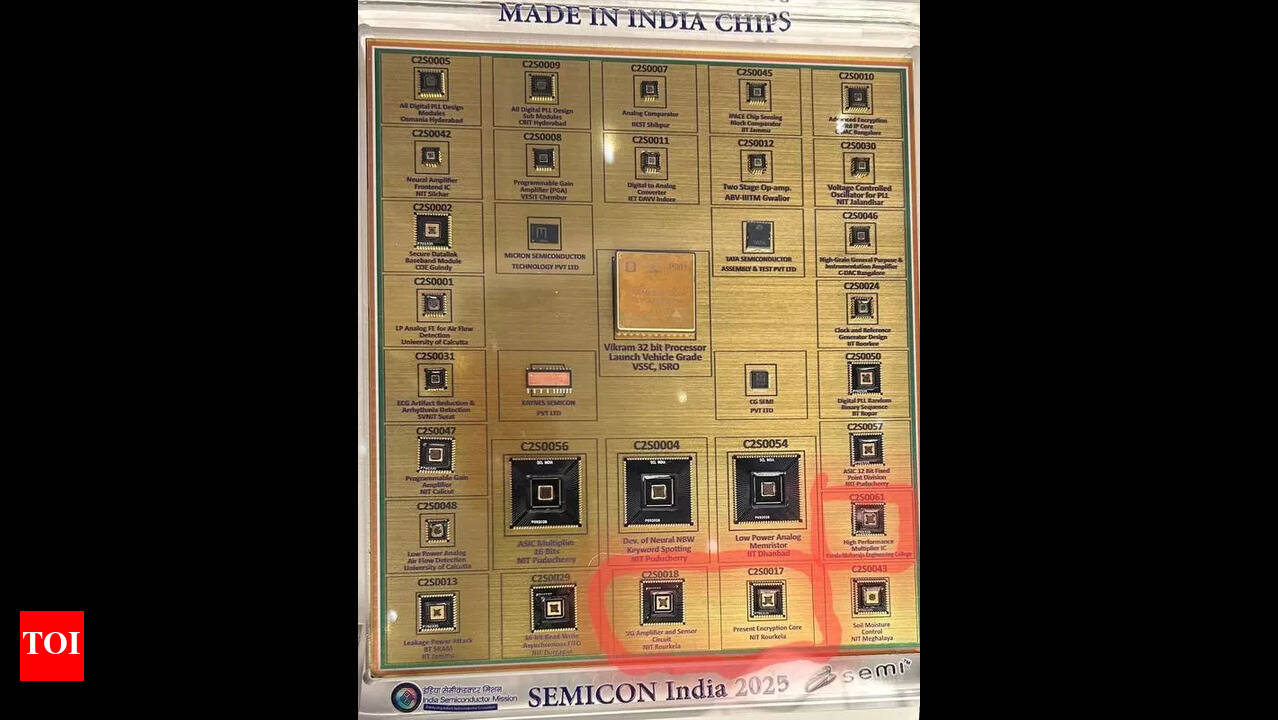 NIT-R, PMEC develop indigenous semiconductor chips for national innovation  | Bhubaneswar News - The Times of India