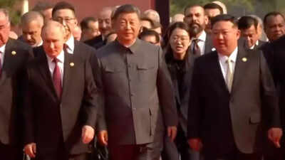 China military parade: Xi, Putin, Kim Jong Un in attendance as Beijing flexes military might- watch