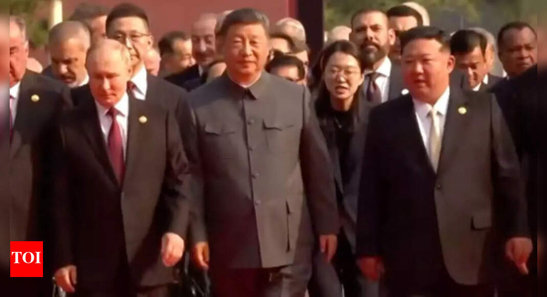 China military parade: Xi, Putin, Kim in attendance as Beijing flexes military might- watch