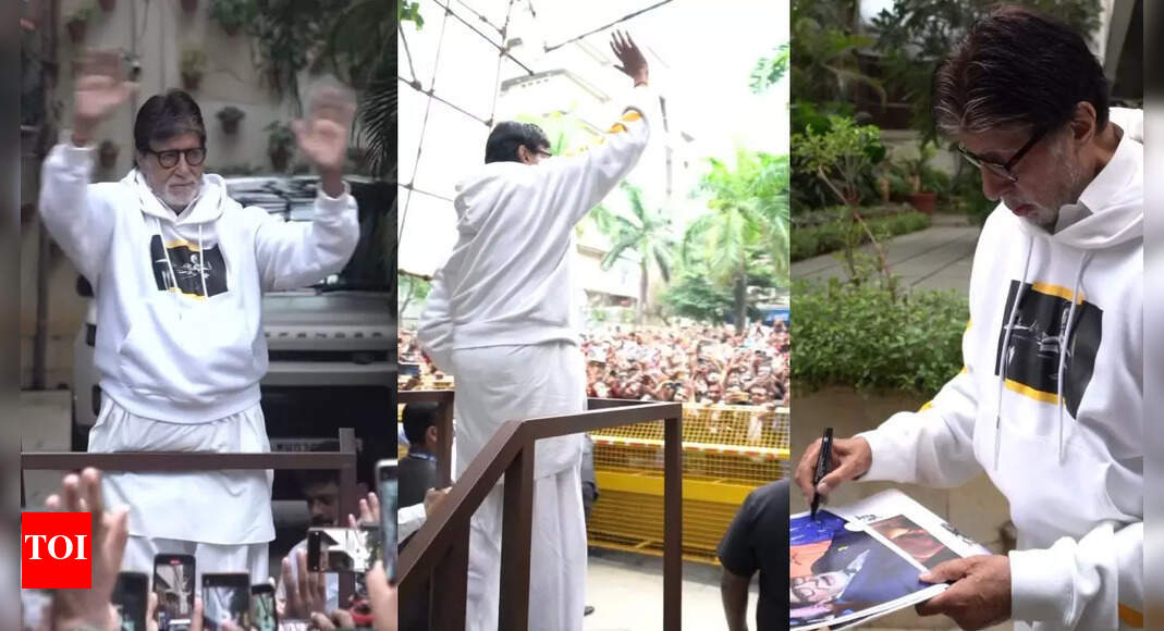 Big B shares emotional video of his Sunday ritual