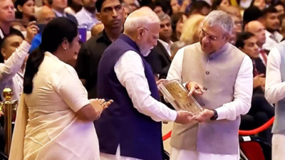 Semicon India: First made-in-India chip presented to PM Modi