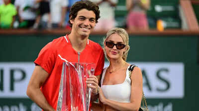 Who is Taylor Fritz’s girlfriend Morgan Riddle? Fashion-forward influencer going viral for high heels stunt during US Open match