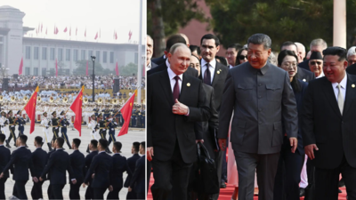 'Never intimidated by any bullies': Xi Jinping sends strong signal to Donald Trump; flaunts China's might with Putin, Kim