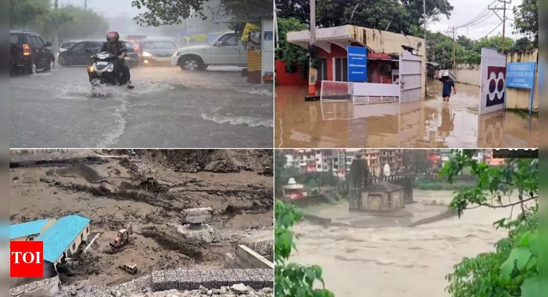 <div>IMD warning: Red alert issued in J&K, Punjab, Himachal; heavy showers expected in 3 hours</div> <div>IMD warning: Red alert issued in J&K, Punjab, Himachal; heavy showers expected in 3 hours</div>