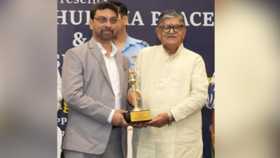 Social worker Munir Yusuf Khan honoured with Buddha Peace Award & Gaurav Shree Samman 2025