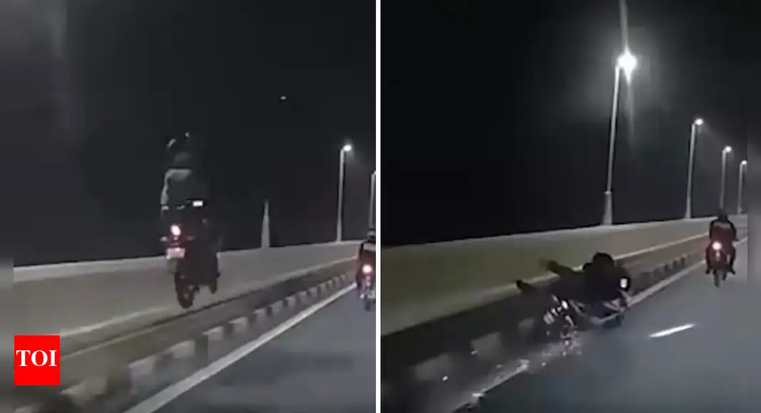 Viral video shows near-fatal motorcycle crash — you won’t believe what happens next!