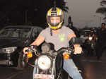 Saif rides bike for 'Agent Vinod'