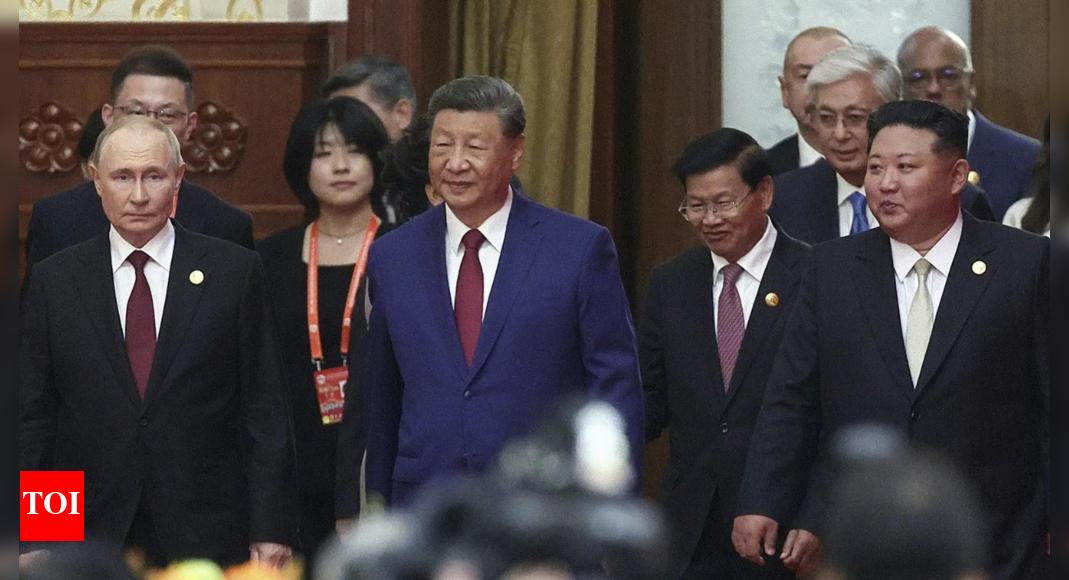 <div>Is Donald Trump being ironic? Russia rejects conspiracy against US charge; claims Putin, Xi and Kim not plotting</div> <div>Is Donald Trump being ironic? Russia rejects 'conspiracy against US' charge; claims Putin, Xi and Kim 'not plotting'</div>